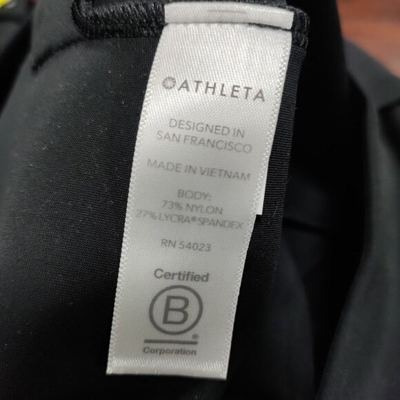Athleta Stellar Trouser Size 2 Black Slim Fit Side Stash Pocket Euroluxe Fabric - Picture 13 of 15